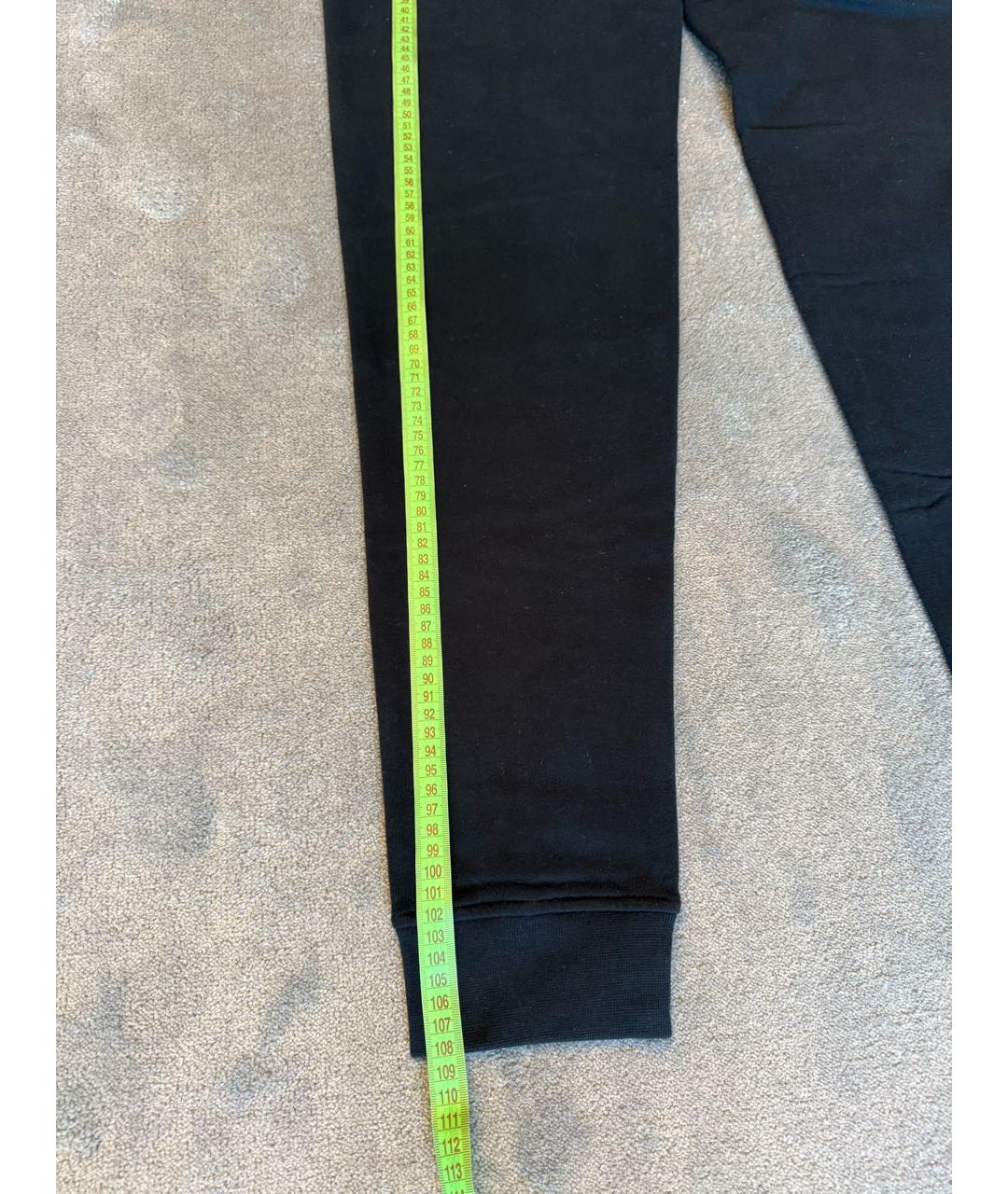 CORNELIANI Темно-синие хлопко-эластановые повседневные брюки, фото 6