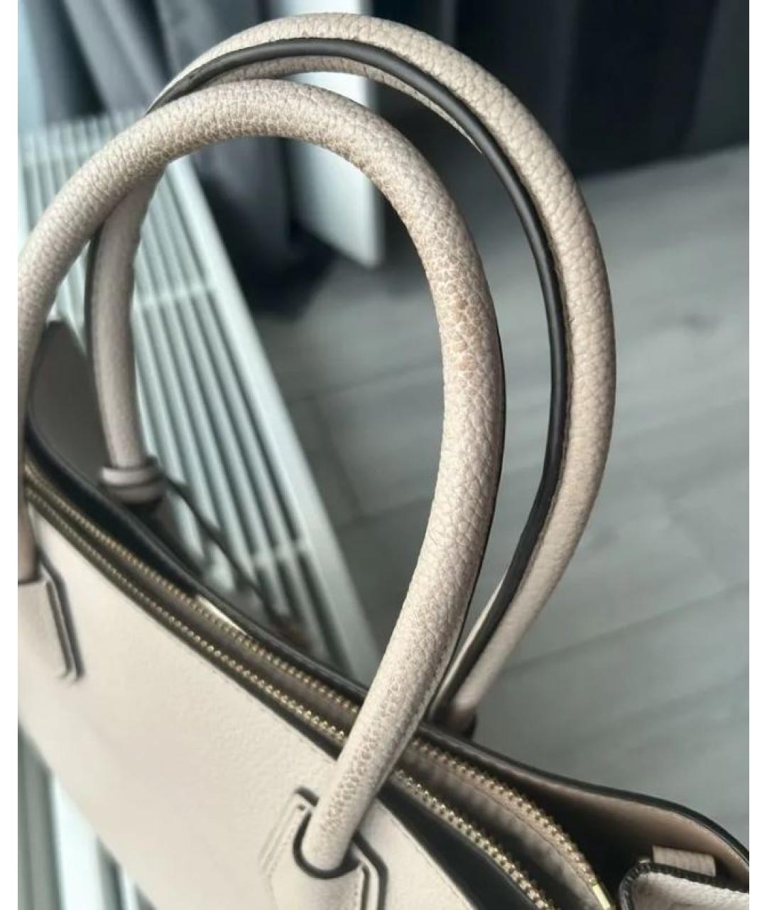 MICHAEL KORS Розовая кожаная сумка с короткими ручками, фото 4