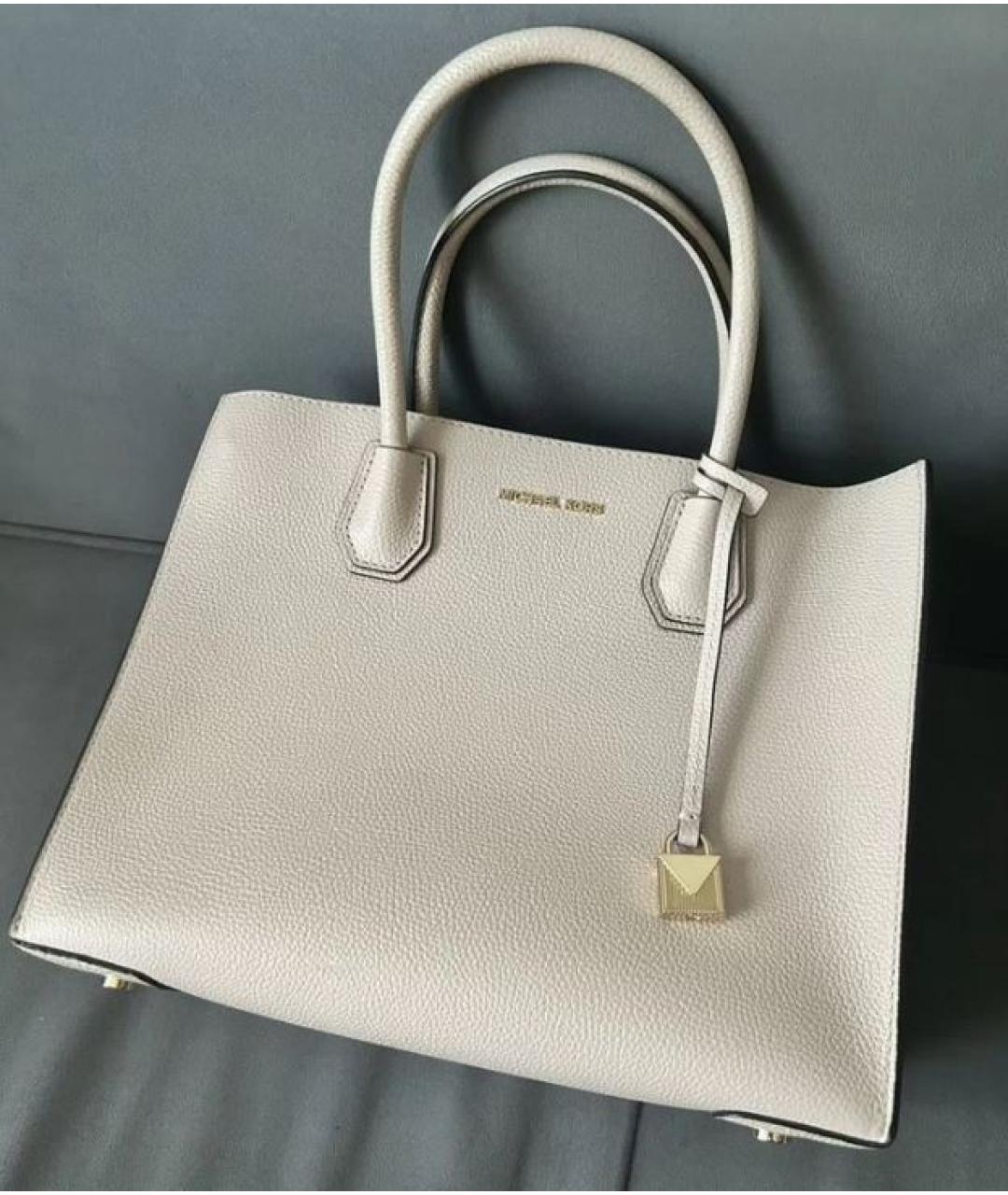 MICHAEL KORS Розовая кожаная сумка с короткими ручками, фото 3