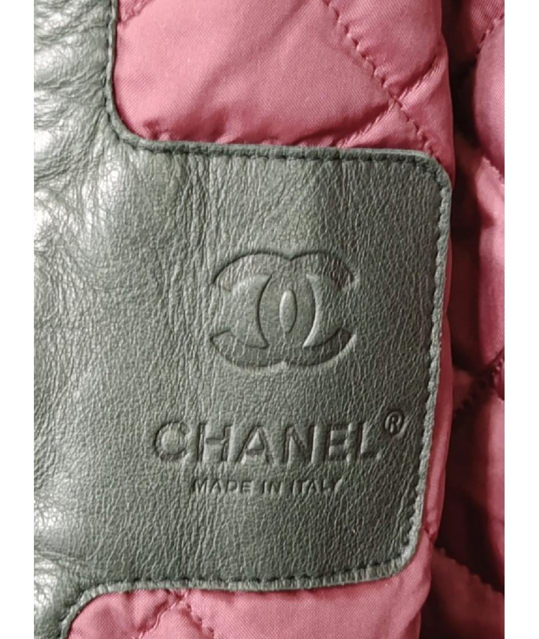 CHANEL Черная полиамидовая куртка, фото 5