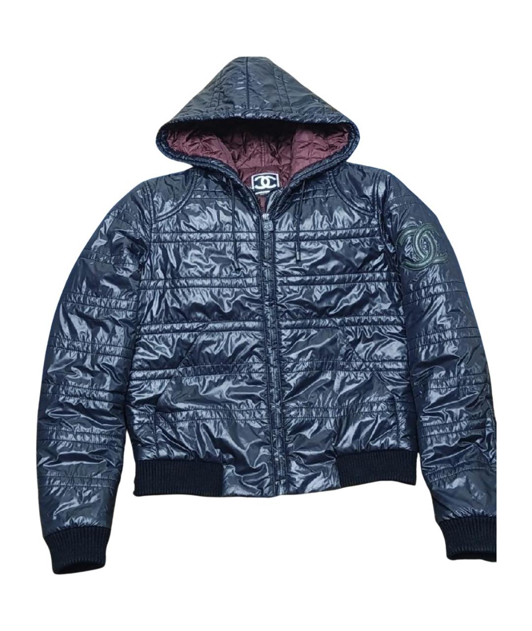 CHANEL Черная полиамидовая куртка, фото 1