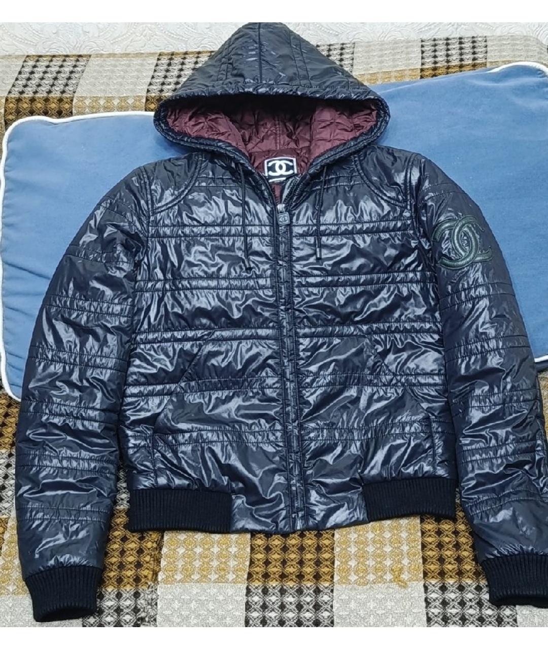 CHANEL Черная полиамидовая куртка, фото 10