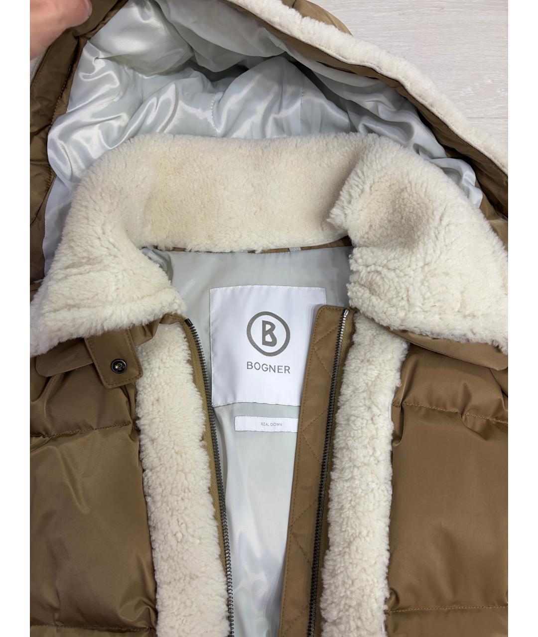 BOGNER Бежевая полиамидовая куртка, фото 4