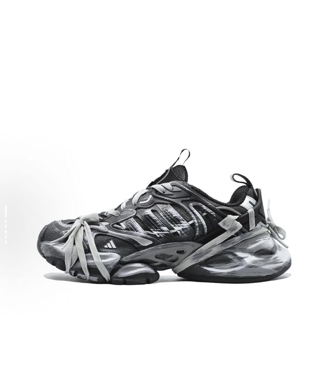 ADIDAS Антрацитовые низкие кроссовки / кеды, фото 7