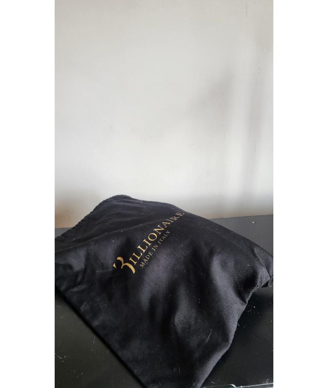 BILLIONAIRE Черные замшевые лоферы, фото 7