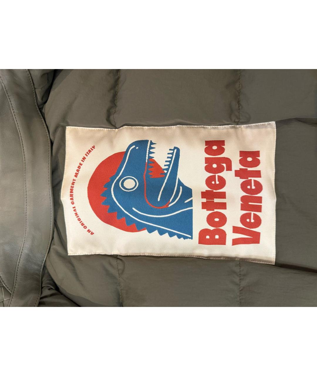 BOTTEGA VENETA Хаки полиэстеровая куртка, фото 5