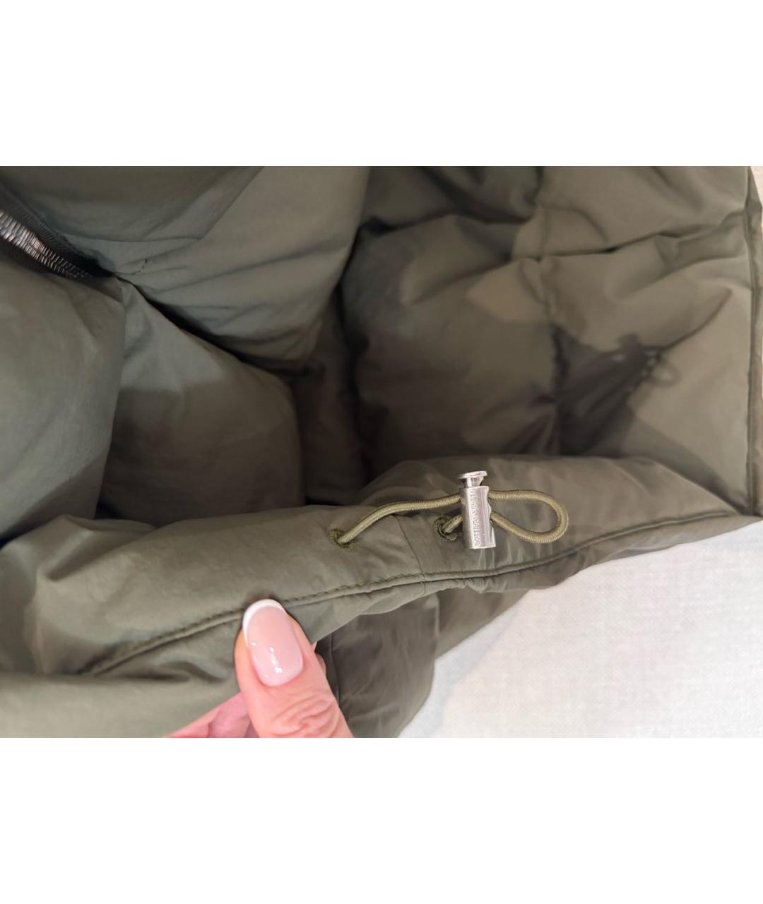 BOTTEGA VENETA Хаки полиэстеровая куртка, фото 4
