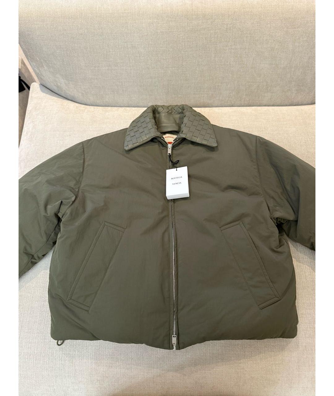BOTTEGA VENETA Хаки полиэстеровая куртка, фото 2