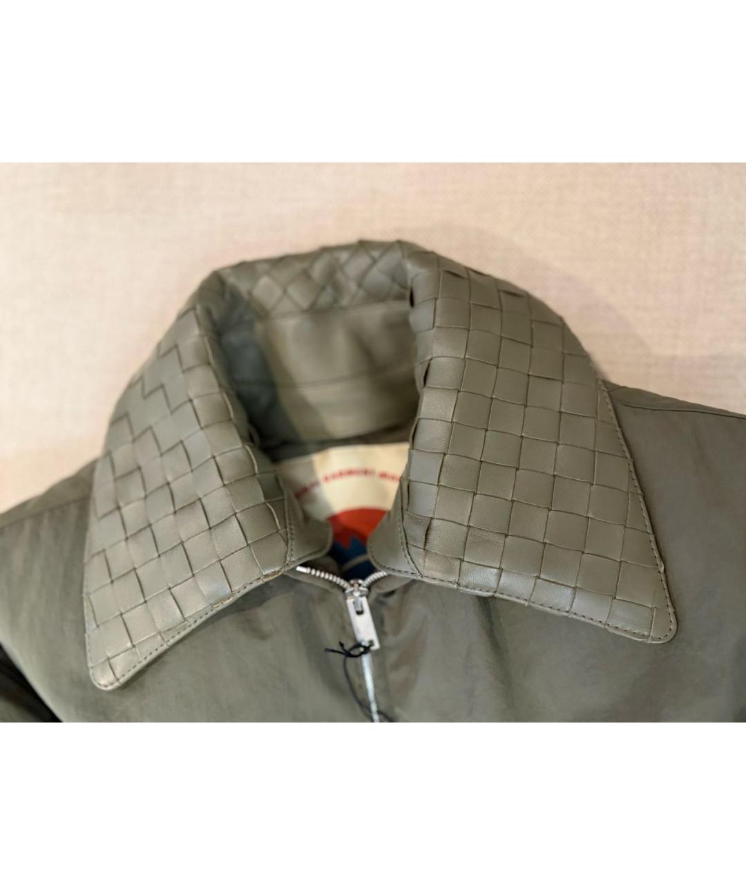 BOTTEGA VENETA Хаки полиэстеровая куртка, фото 3