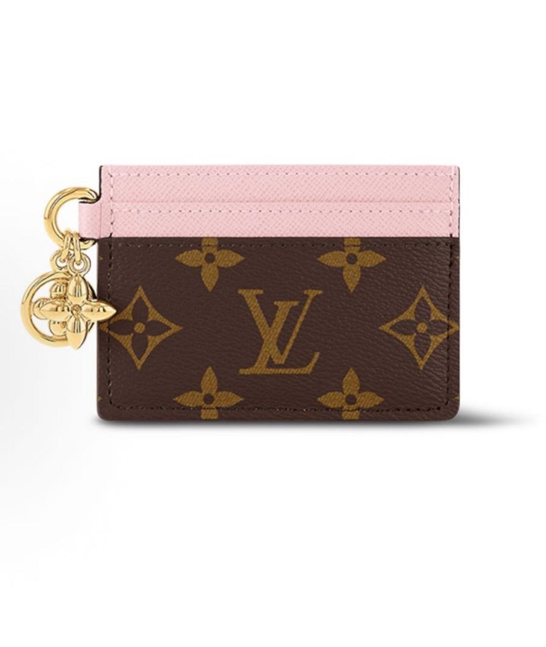 LOUIS VUITTON Коричневый кардхолдер, фото 5