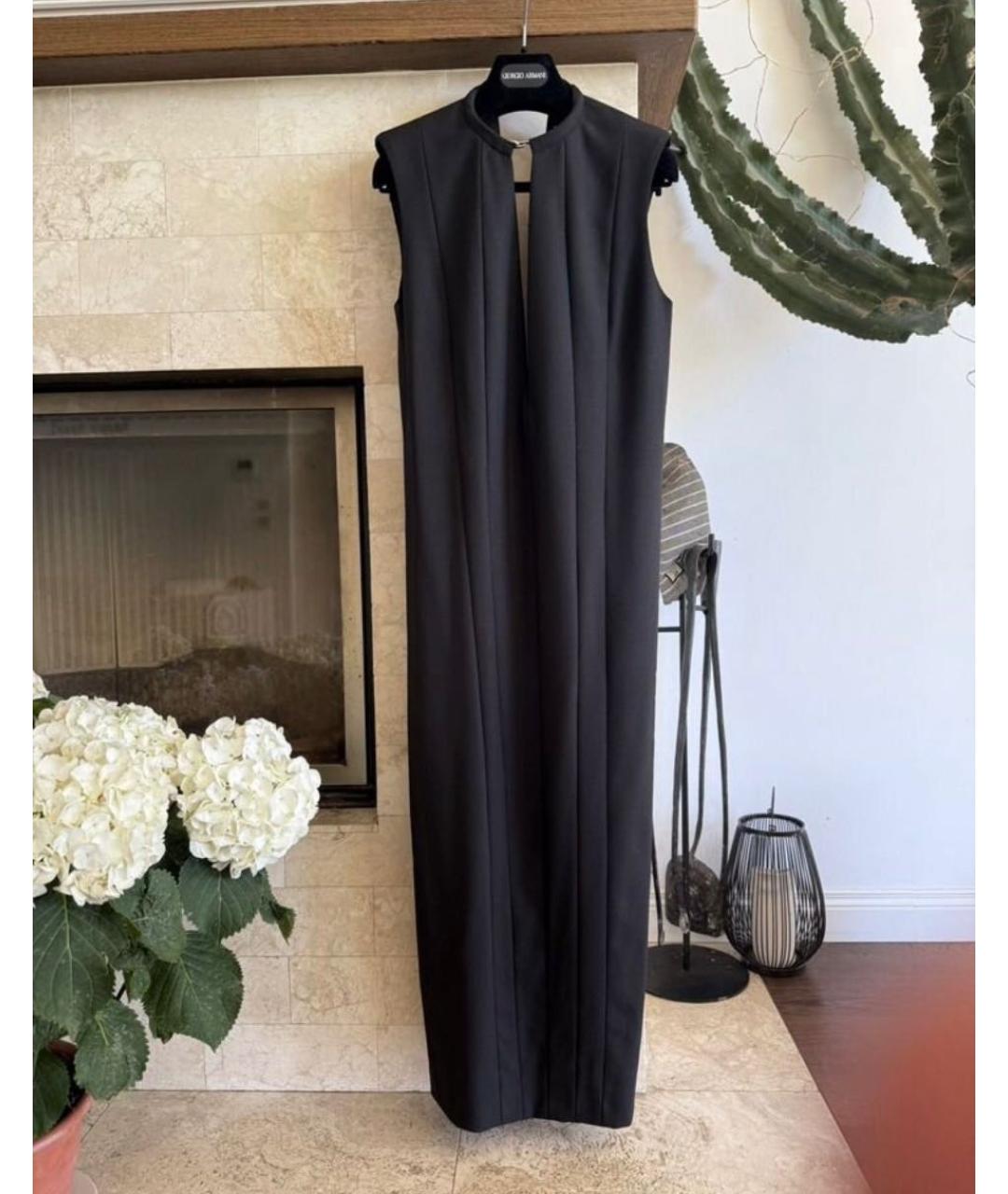 SPORTMAX Черное шерстяное платье, фото 8