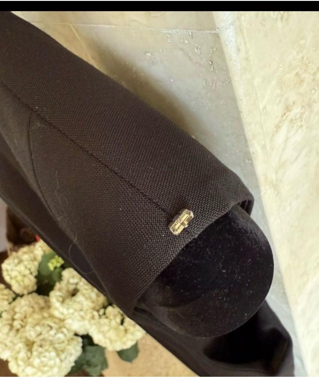 SPORTMAX Черное шерстяное платье, фото 6