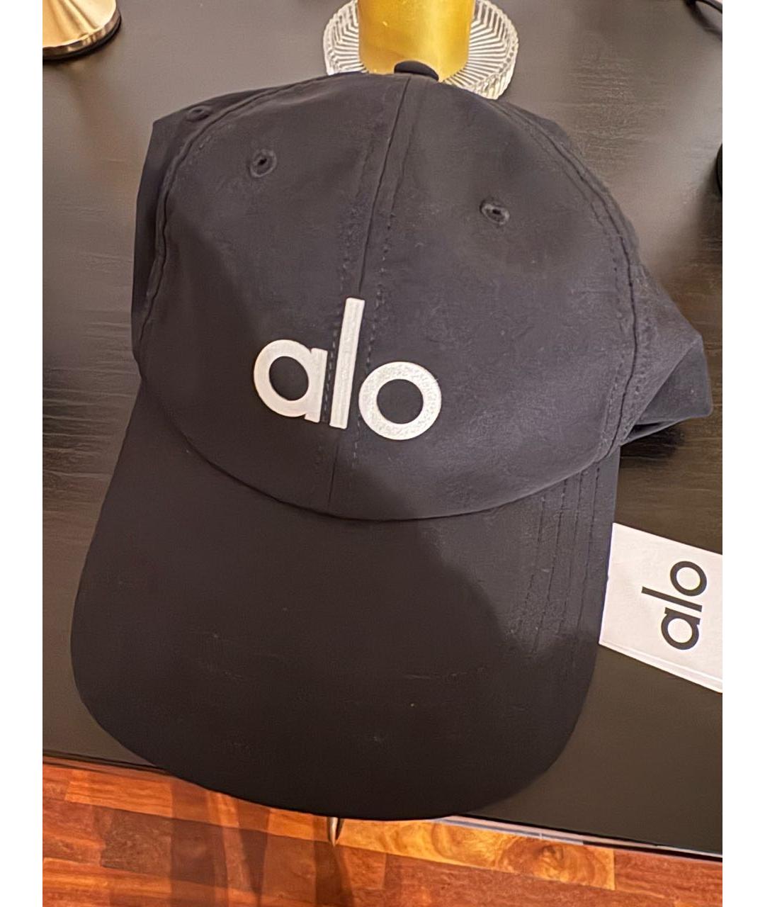 ALO YOGA Черная кепка, фото 3