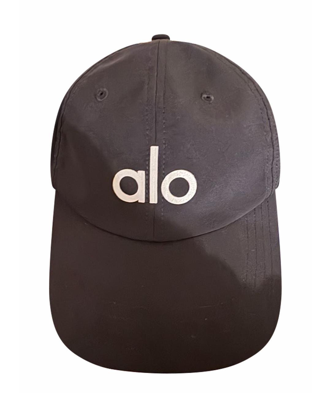 ALO YOGA Черная кепка, фото 1