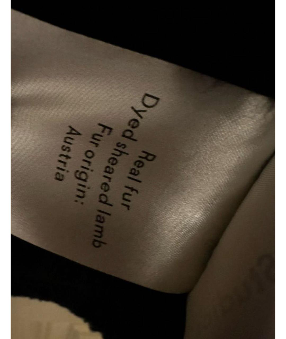 ACNE STUDIOS Антрацитовая замшевая дубленка, фото 6