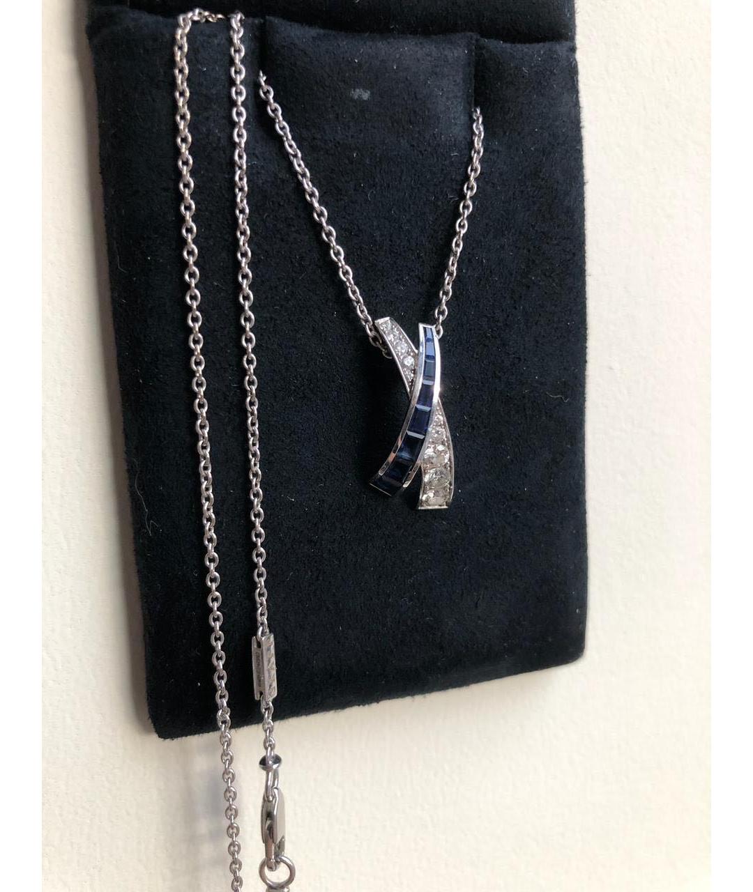 GRAFF Синий комплект из белого золота, фото 5