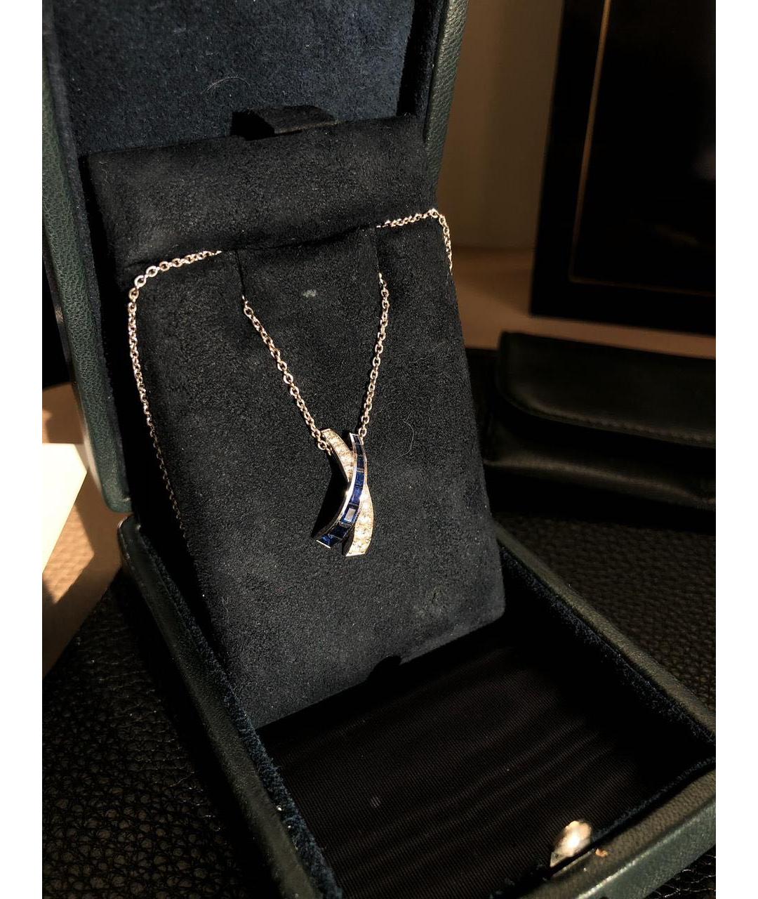 GRAFF Синий комплект из белого золота, фото 4