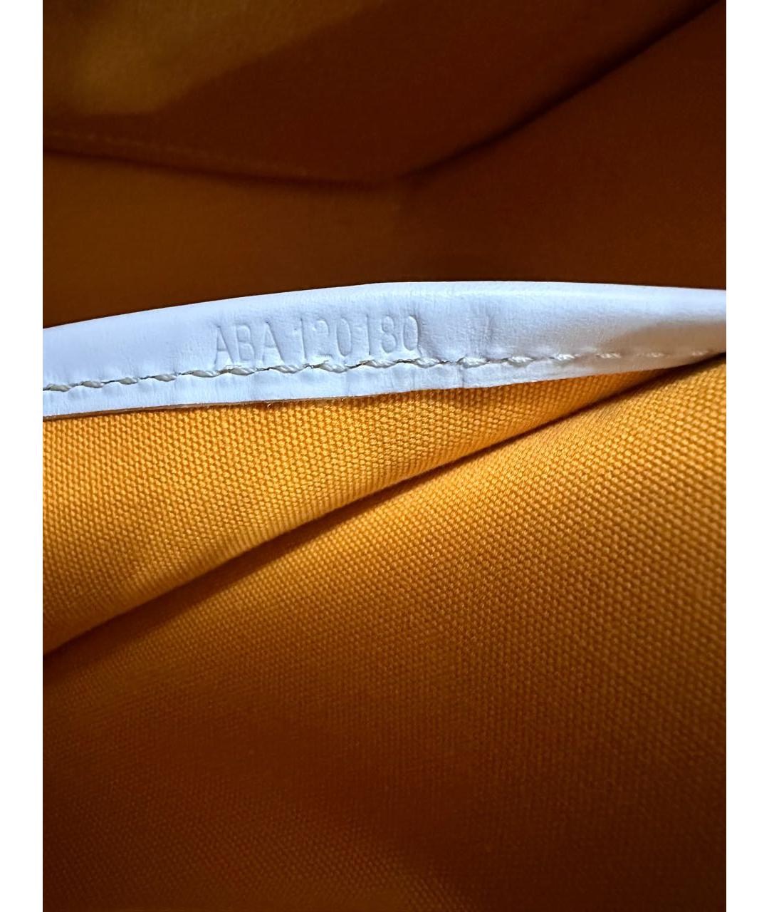 GOYARD Белая кожаная сумка на плечо, фото 5