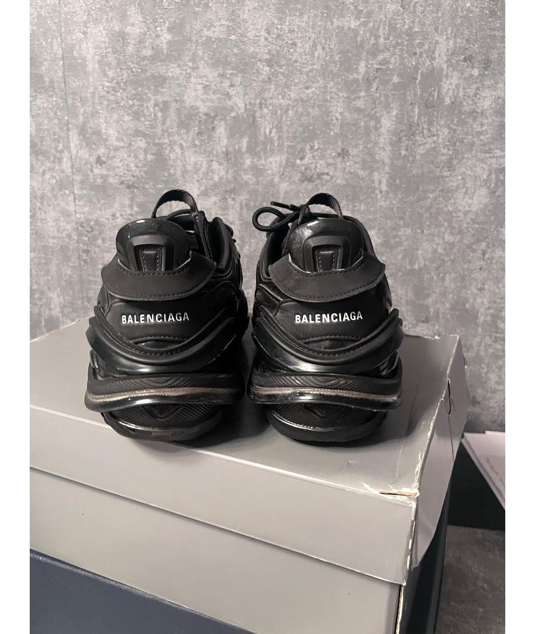 BALENCIAGA Черные низкие кроссовки / кеды, фото 6