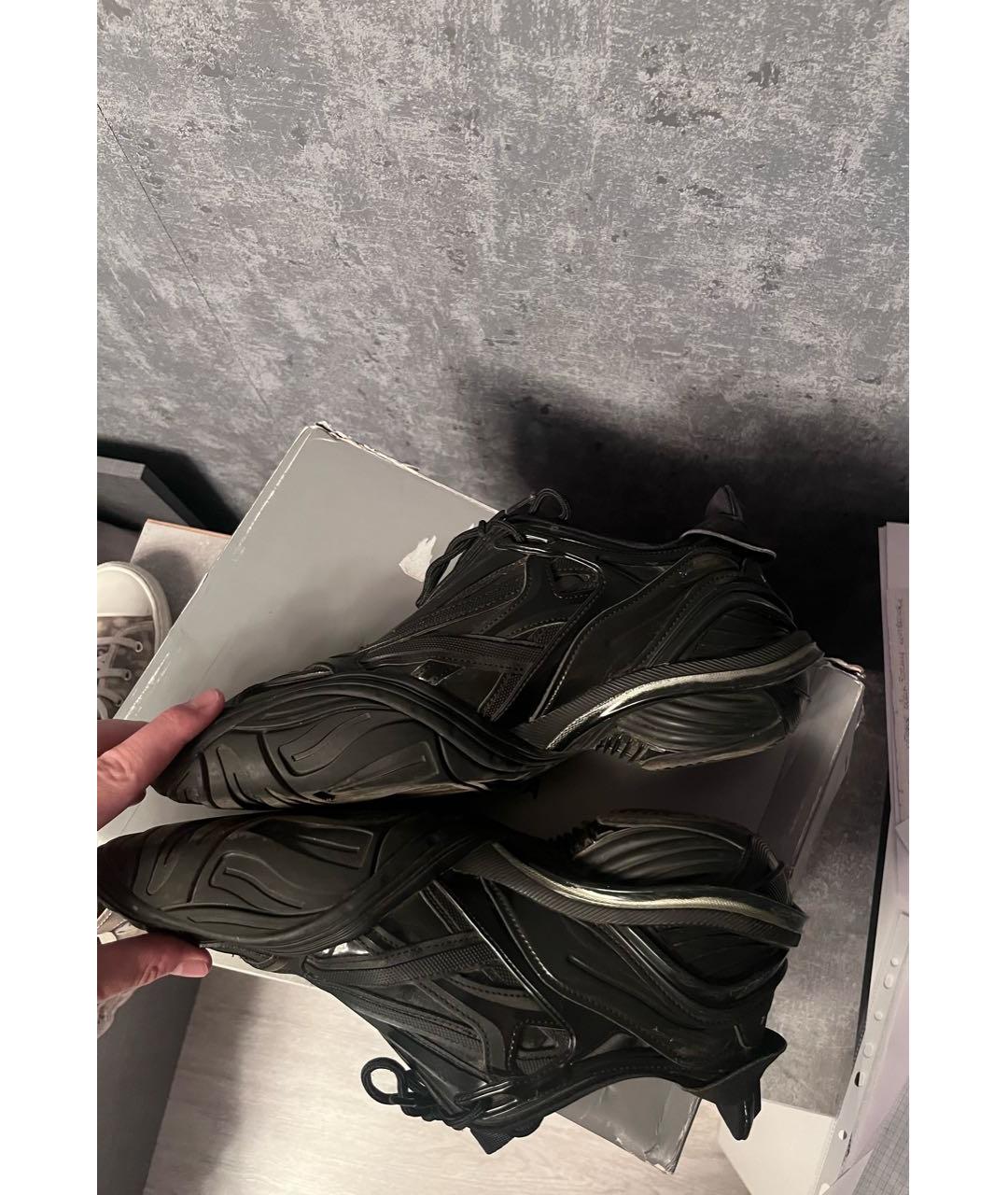 BALENCIAGA Черные низкие кроссовки / кеды, фото 2