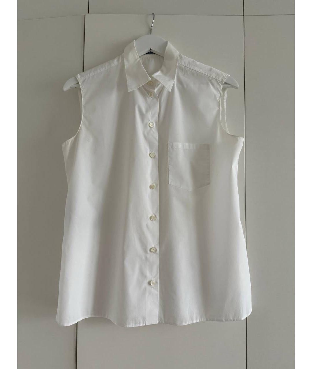 PRADA Белая хлопковая майка, фото 7