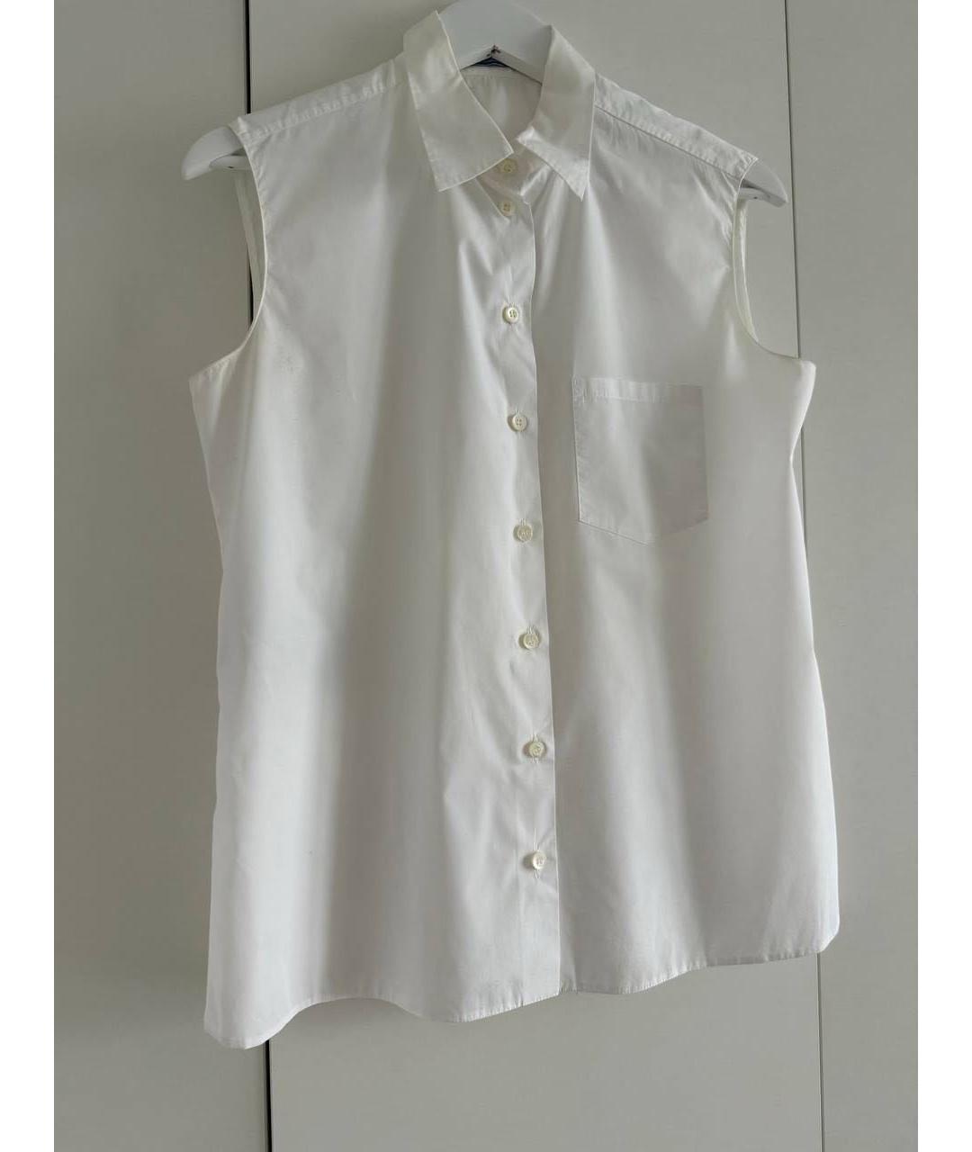 PRADA Белая хлопковая майка, фото 2