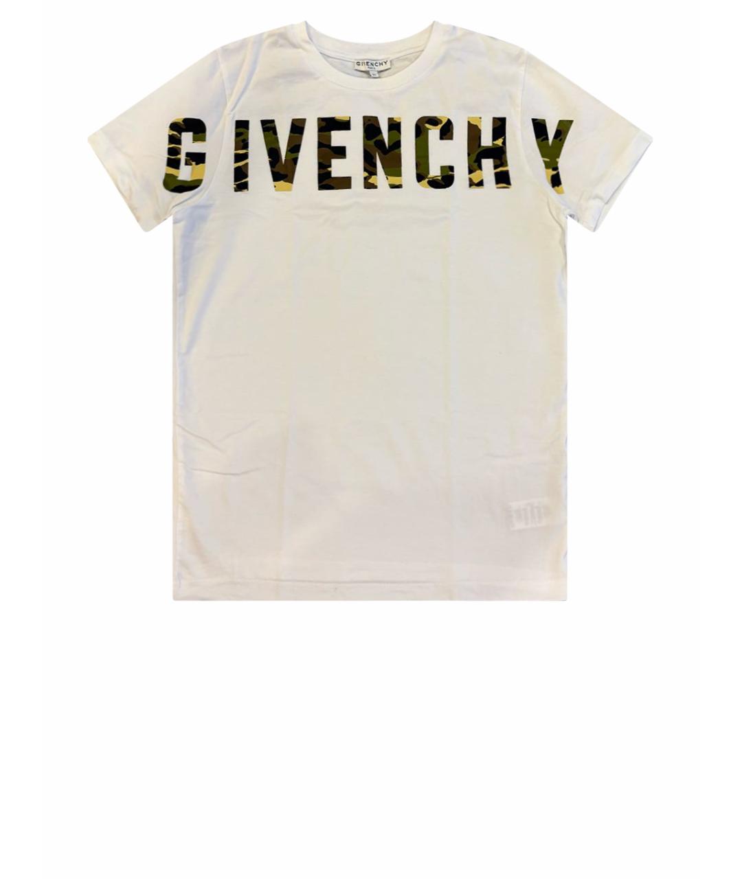 GIVENCHY KIDS Белый хлопковый детская футболка / топ, фото 1