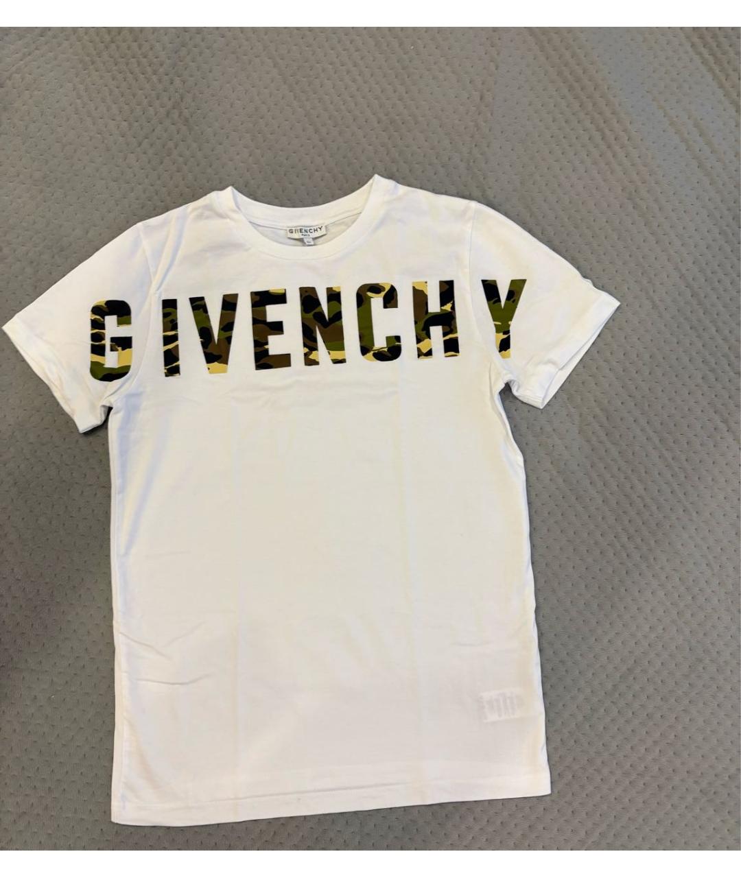 GIVENCHY KIDS Белый хлопковый детская футболка / топ, фото 5