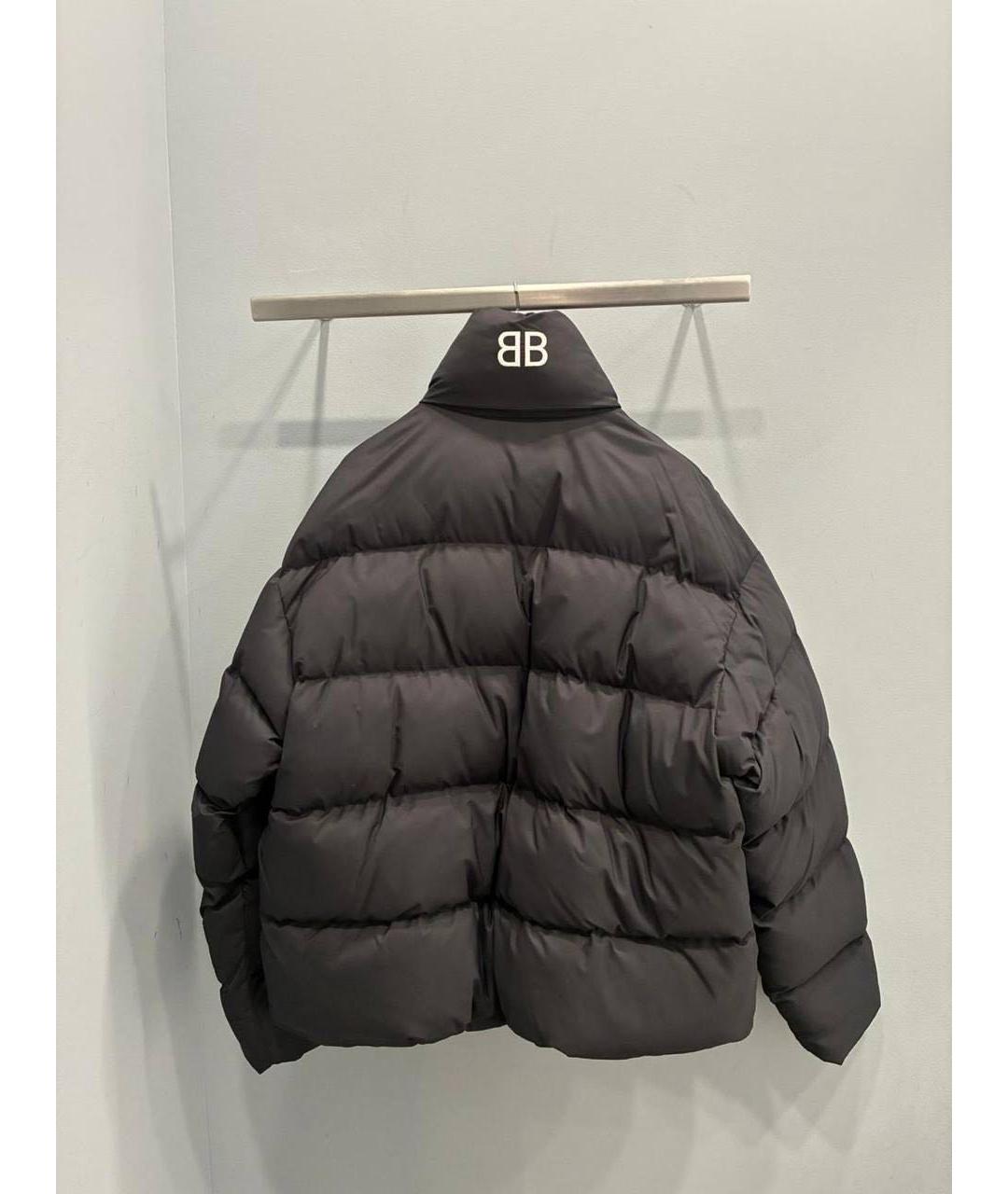 BALENCIAGA Черный пуховик, фото 2