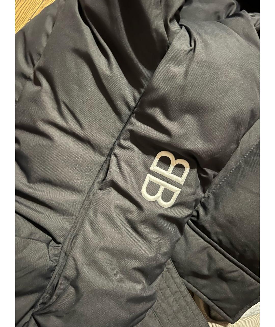 BALENCIAGA Черный пуховик, фото 4