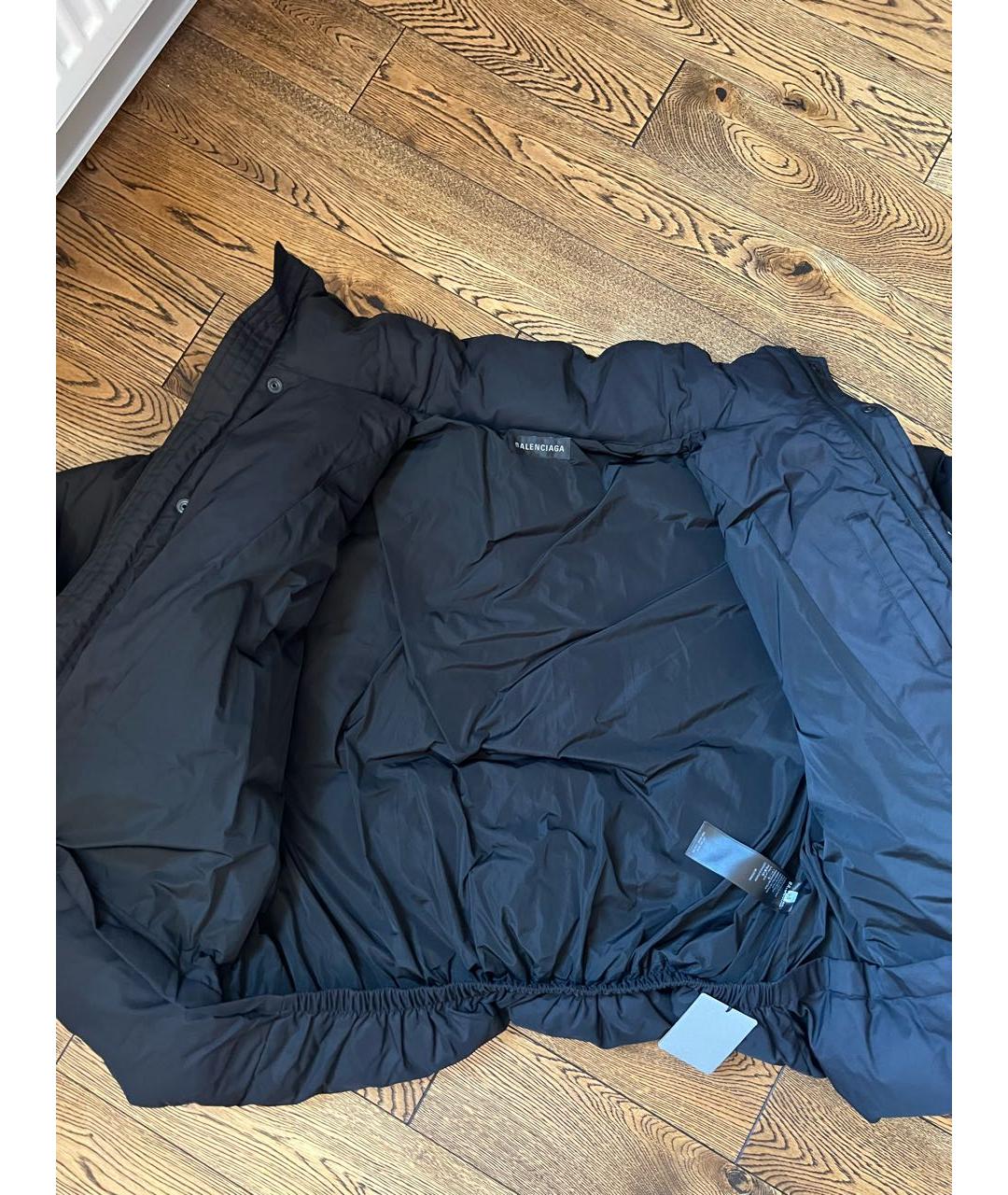 BALENCIAGA Черный пуховик, фото 5