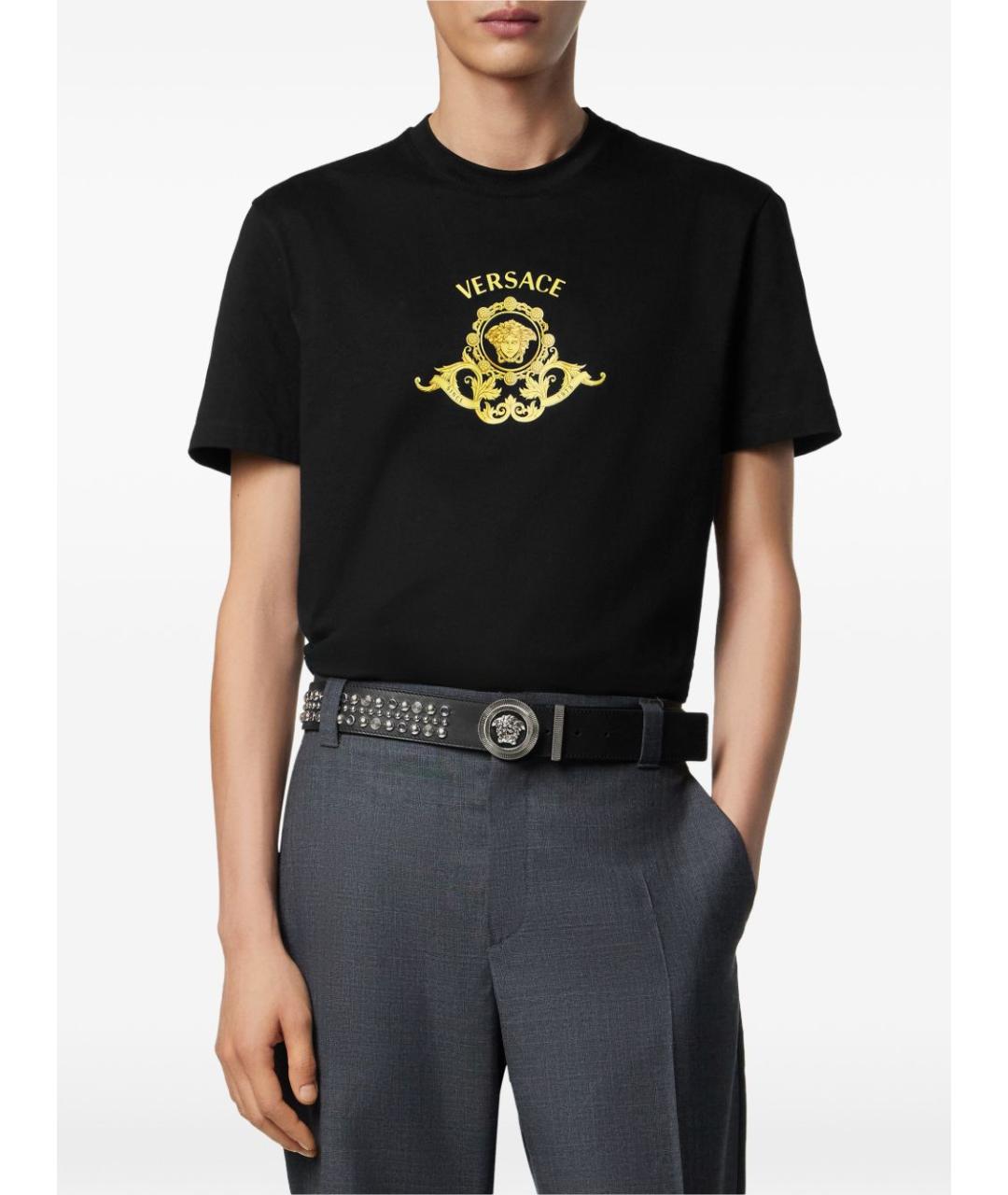VERSACE Хлопковая футболка, фото 4