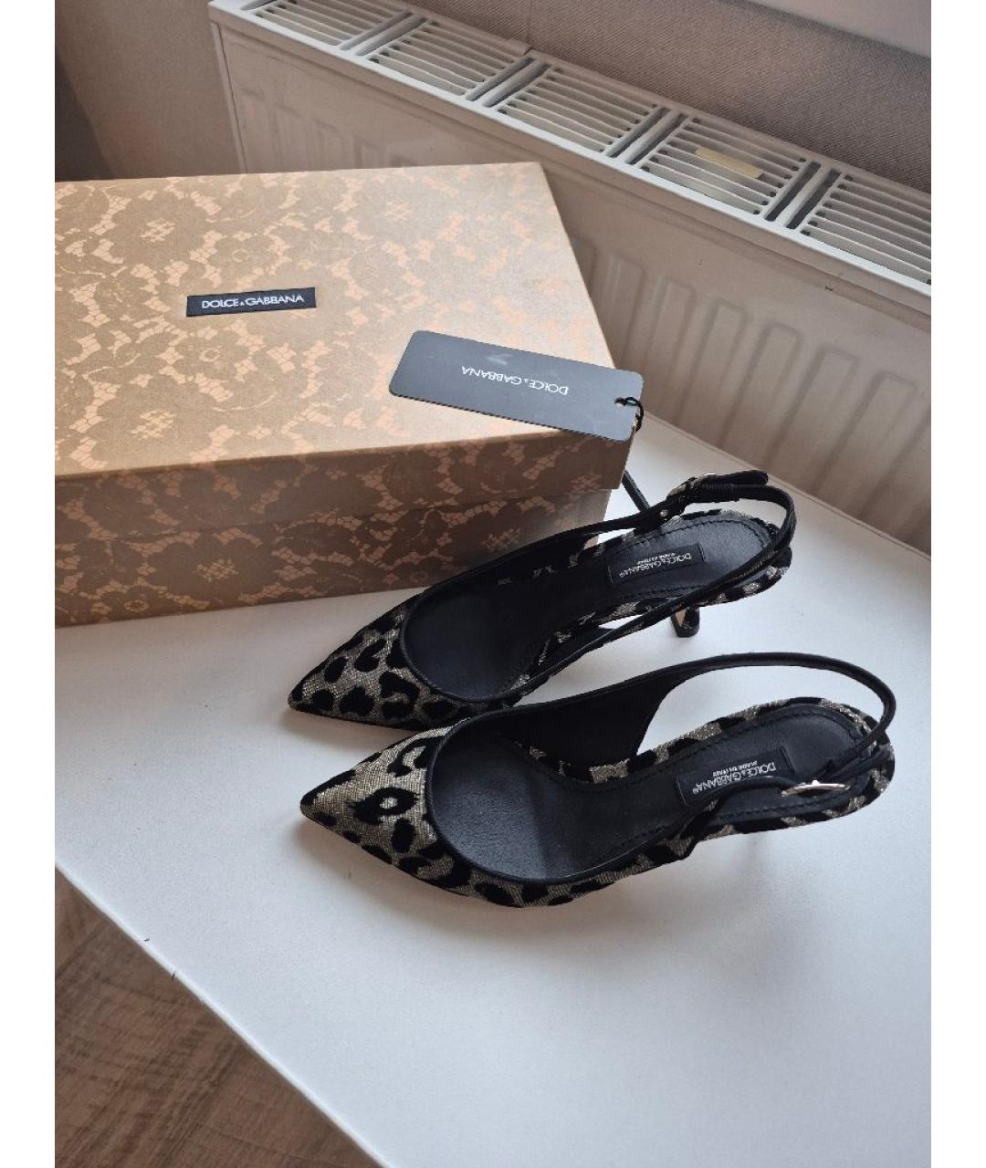 DOLCE&GABBANA Мульти туфли, фото 2