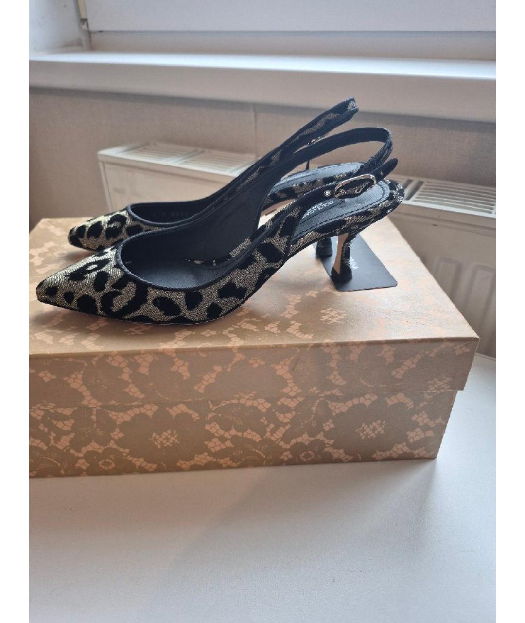 DOLCE&GABBANA Мульти туфли, фото 4