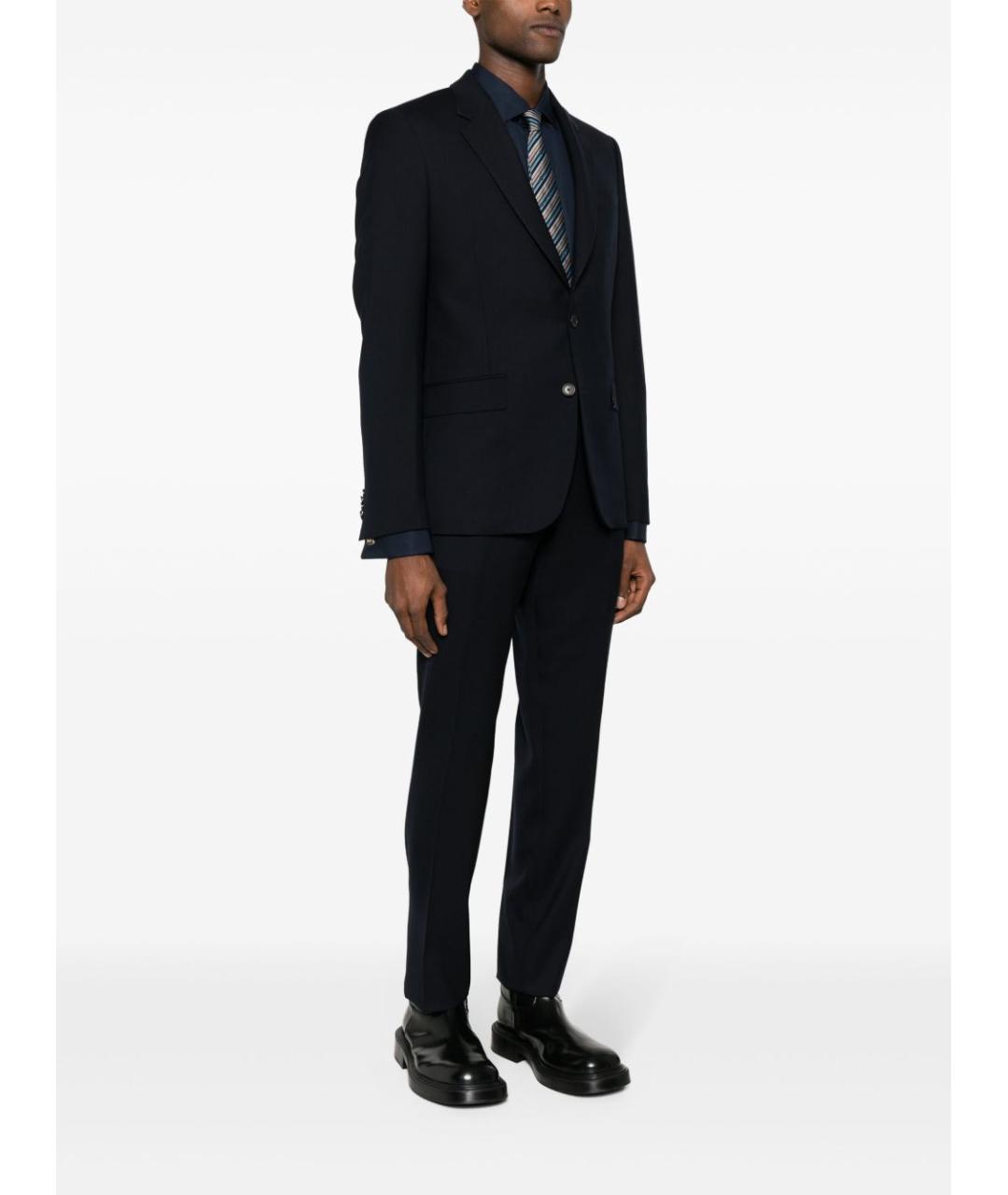 PAUL SMITH Темно-синий классический костюм, фото 3