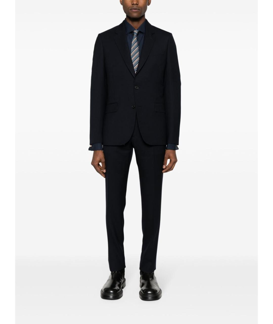 PAUL SMITH Темно-синий классический костюм, фото 5