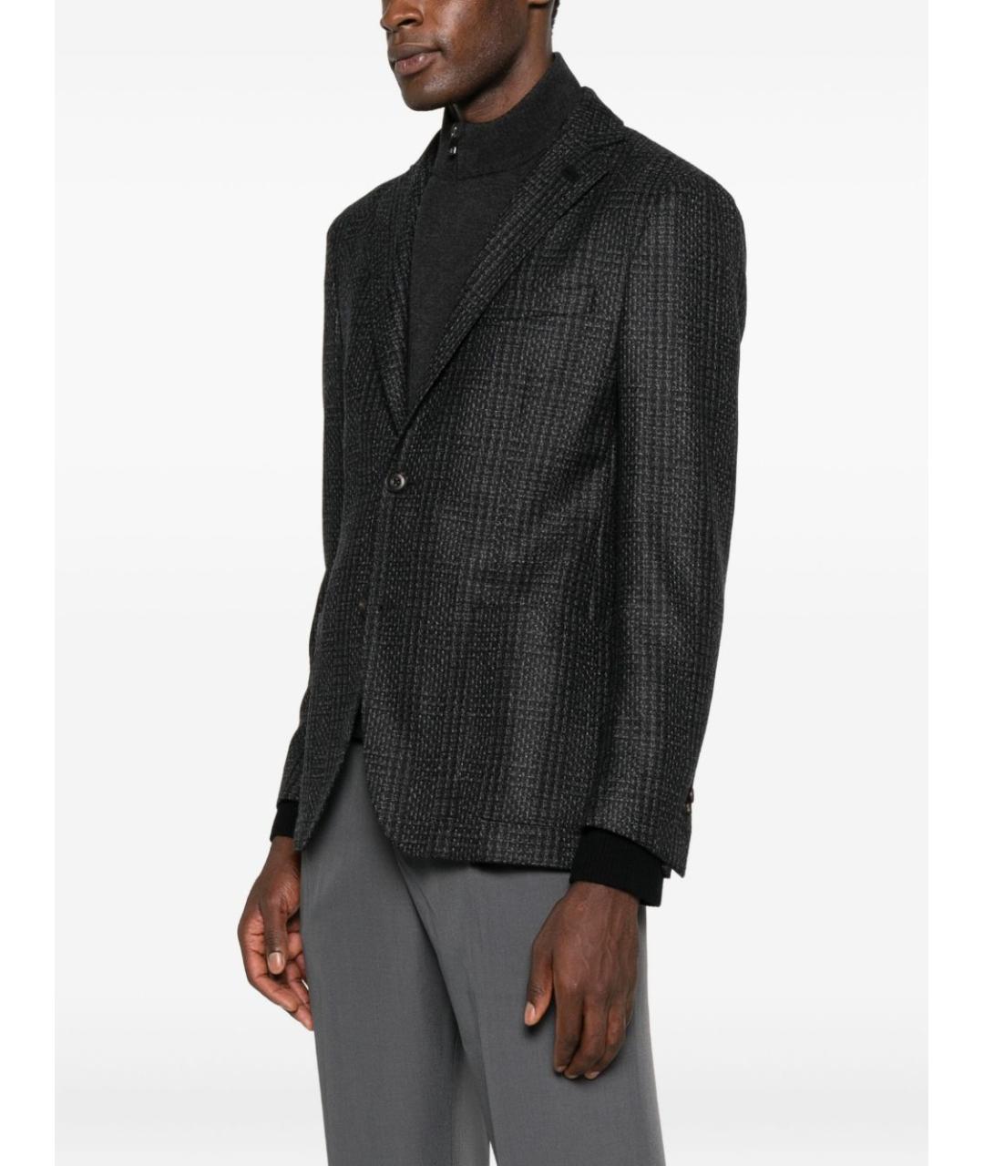 CORNELIANI Серый шерстяной пиджак, фото 5