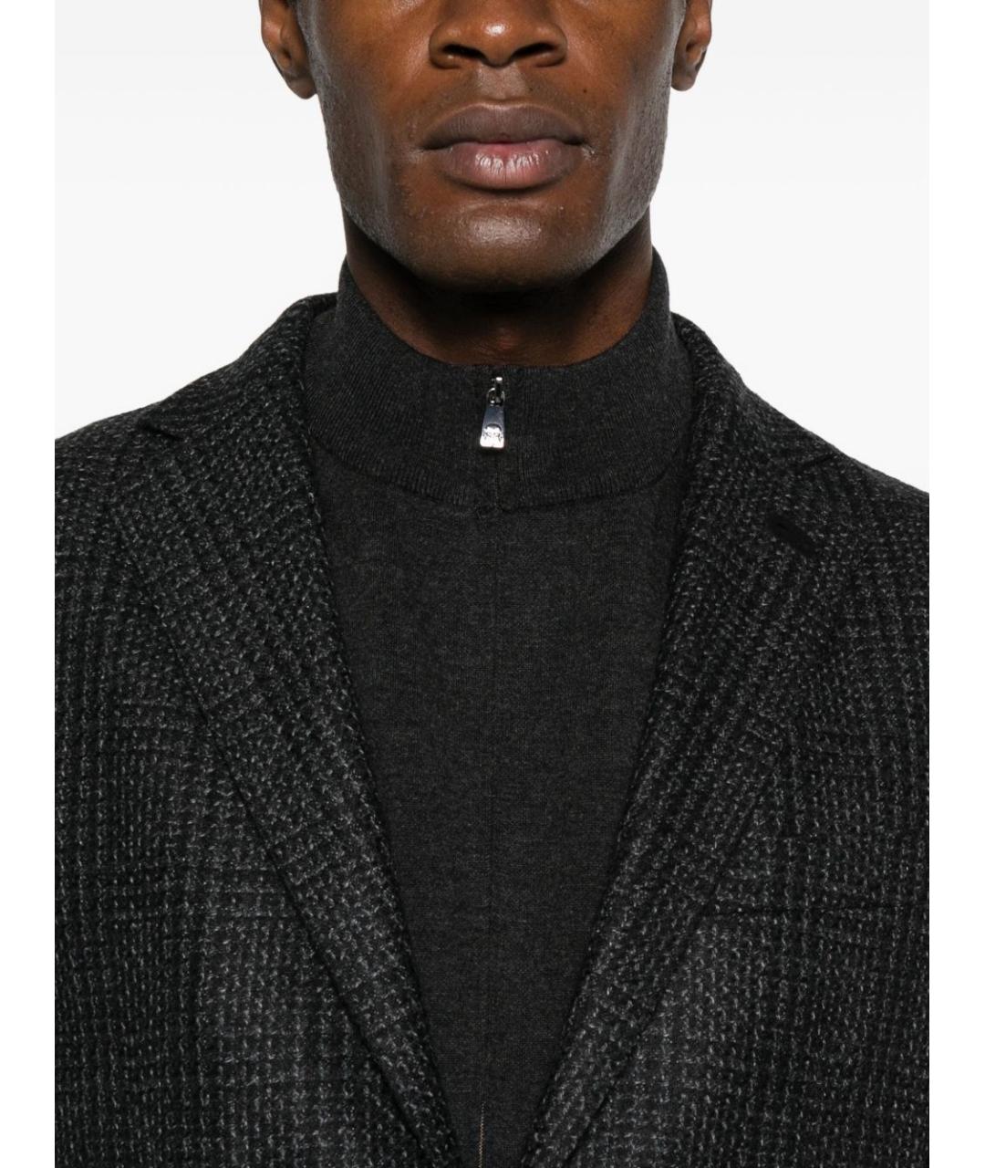 CORNELIANI Серый шерстяной пиджак, фото 2