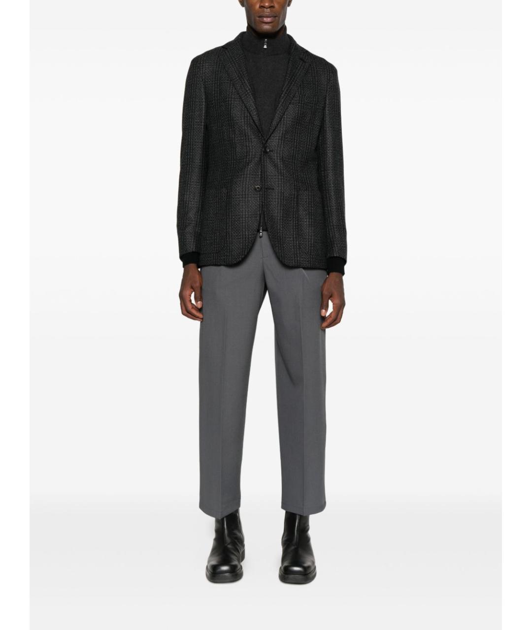 CORNELIANI Серый шерстяной пиджак, фото 6
