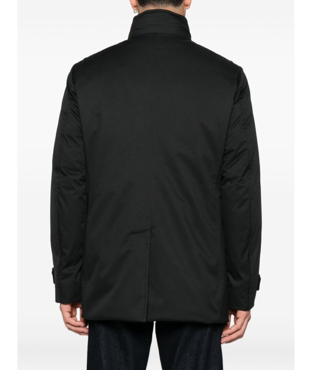 MOORER Черная полиамидовая куртка, фото 3