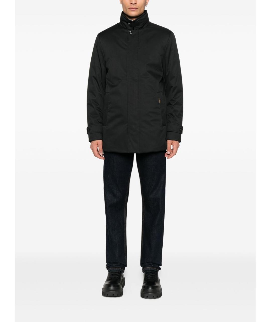 MOORER Черная полиамидовая куртка, фото 2