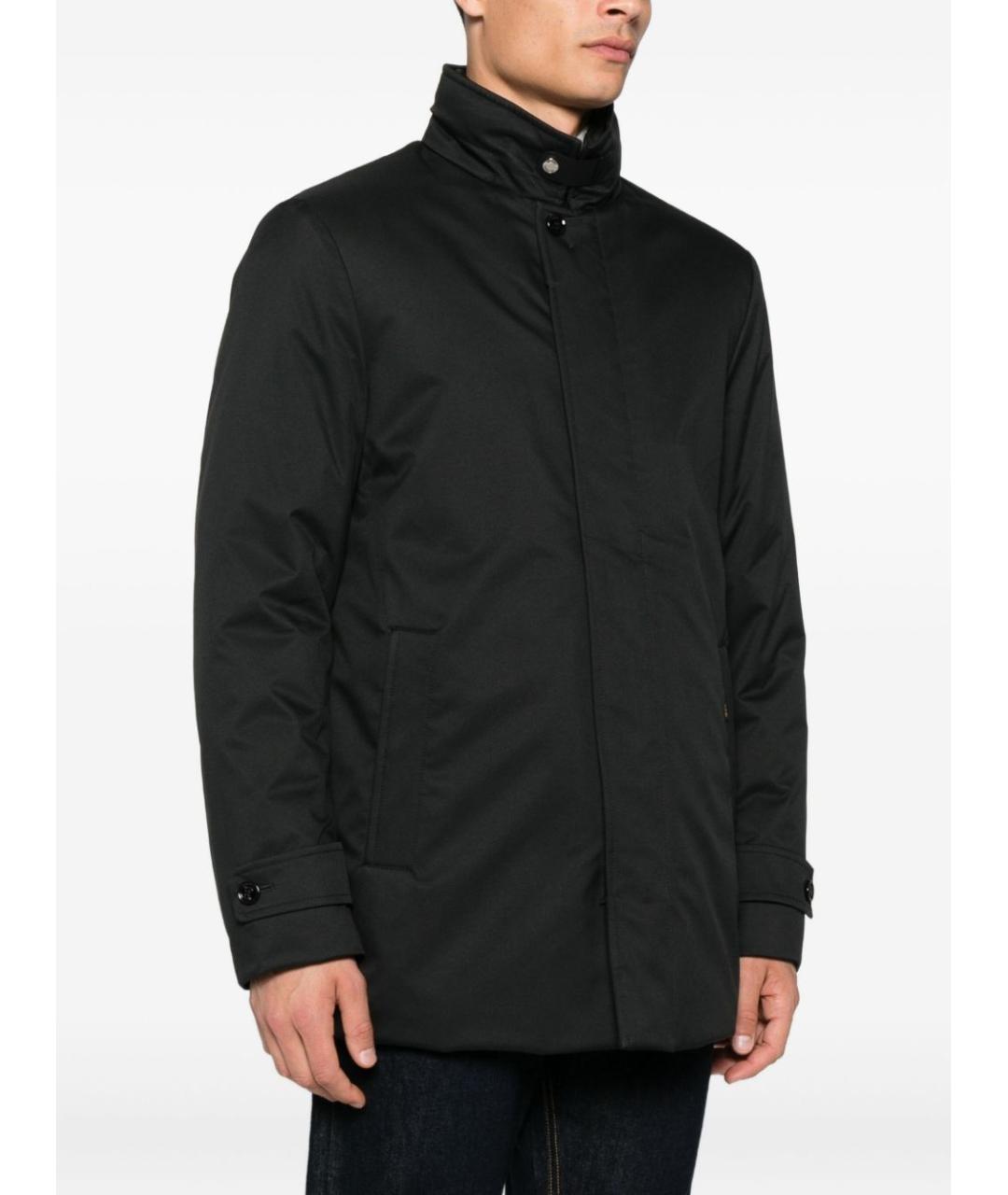 MOORER Черная полиамидовая куртка, фото 5