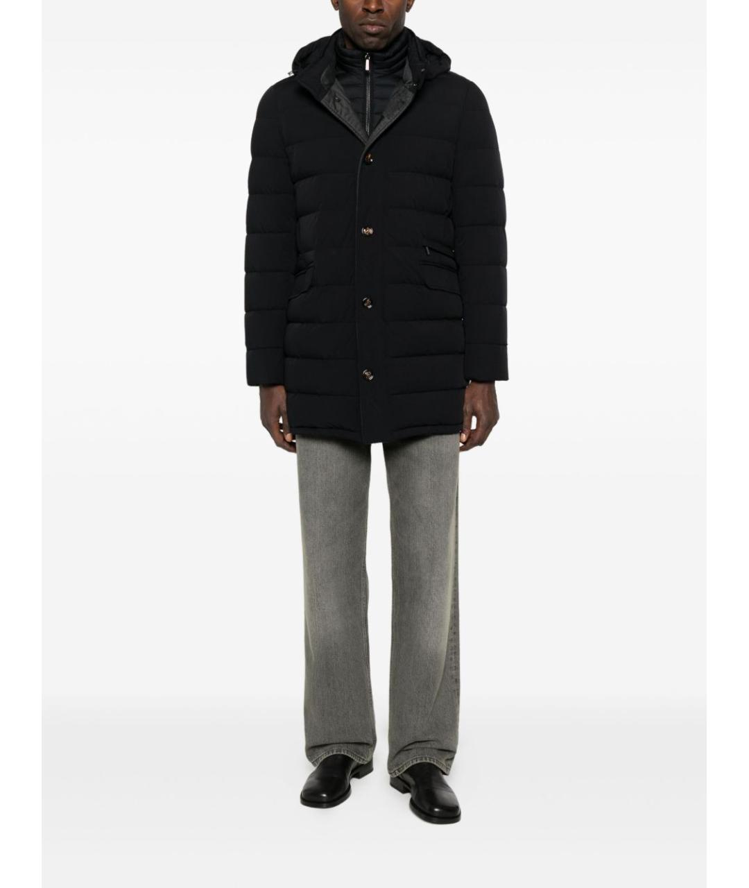 MOORER Темно-синий полиамидовый пуховик, фото 3