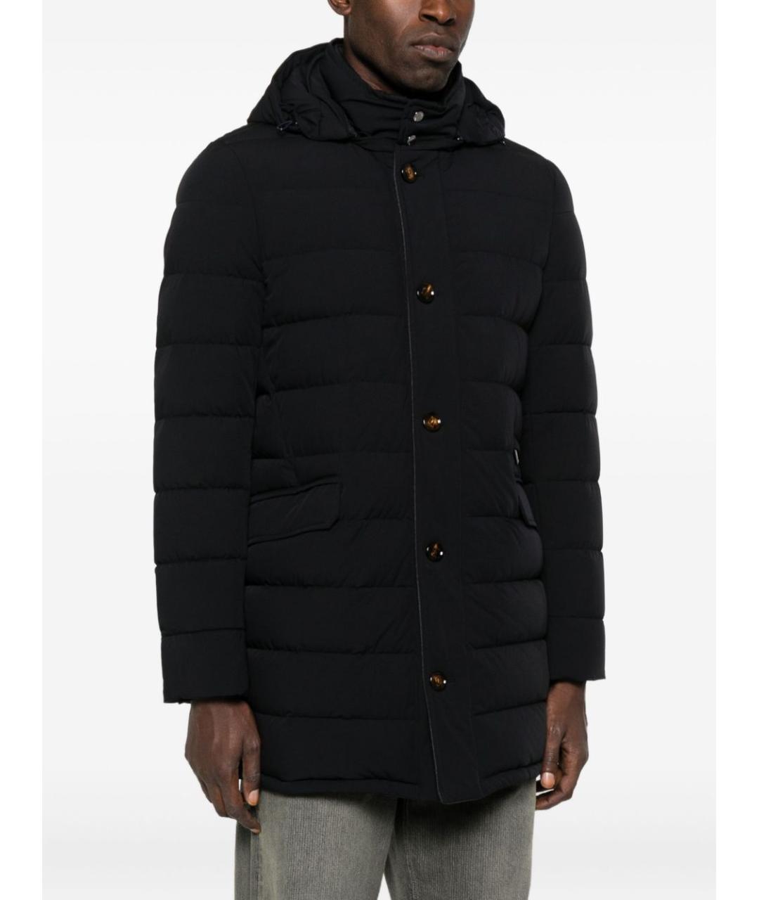 MOORER Темно-синий полиамидовый пуховик, фото 4