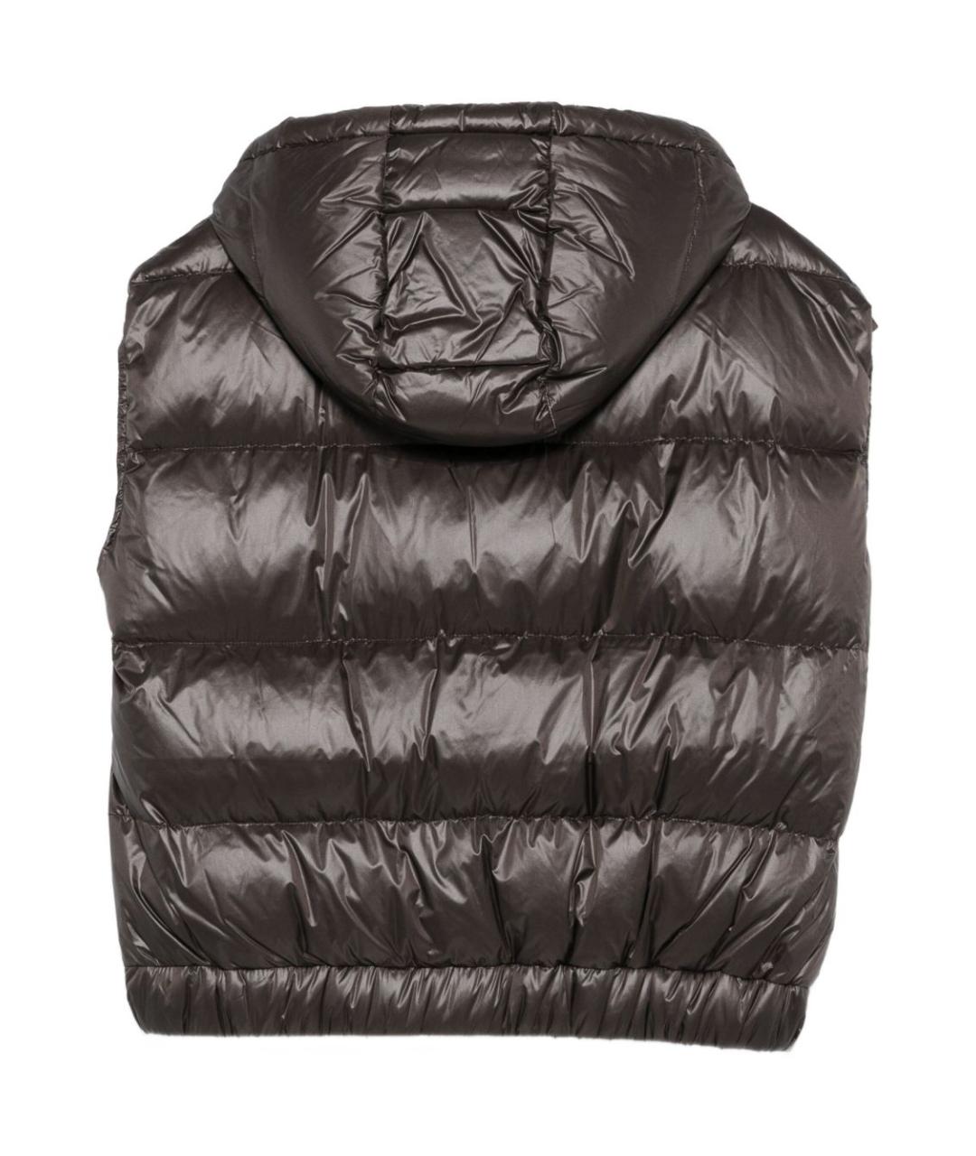 ANTONELLI FIRENZE Коричневый полиамидовый жилет, фото 2
