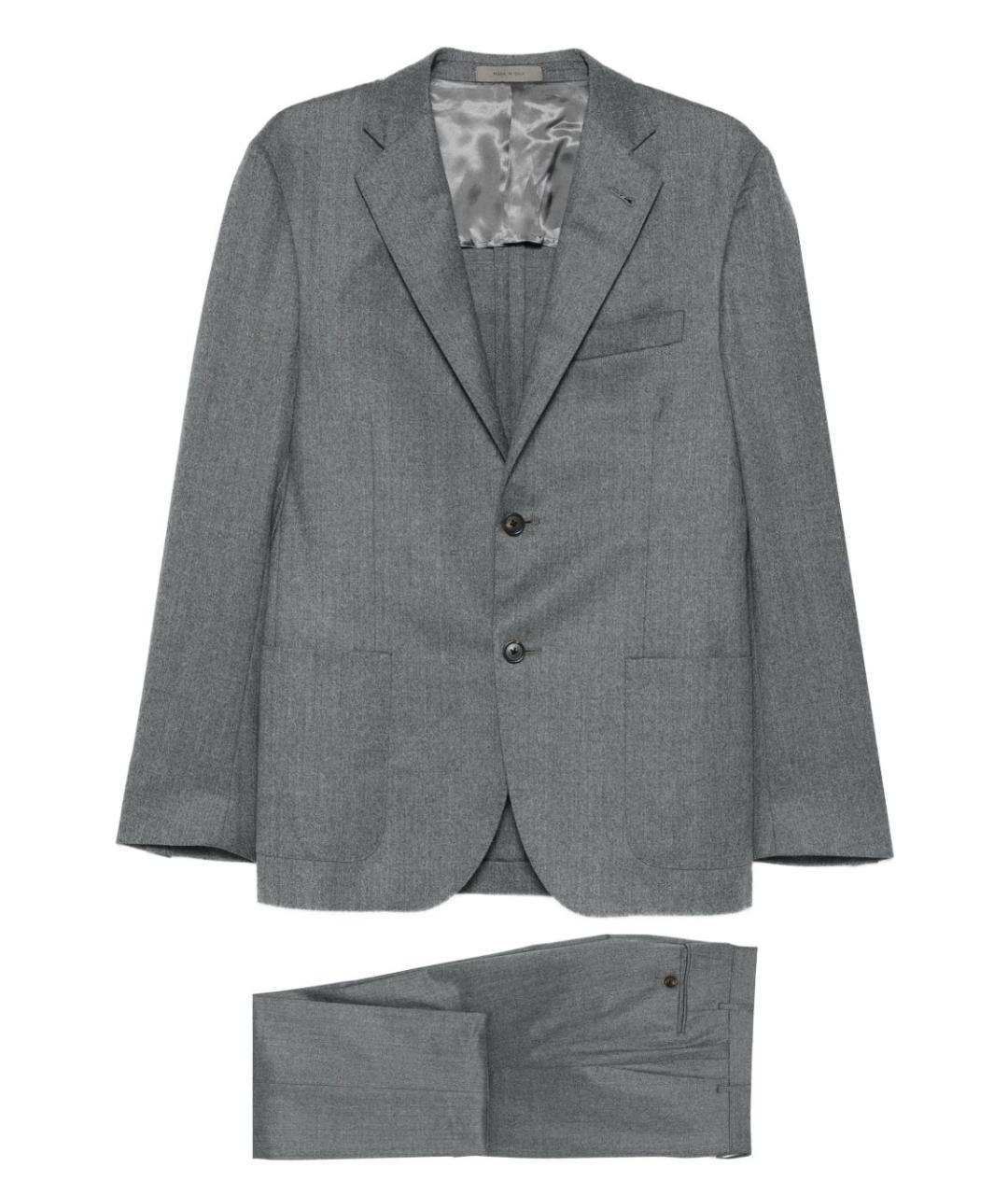 CORNELIANI Серый классический костюм, фото 1