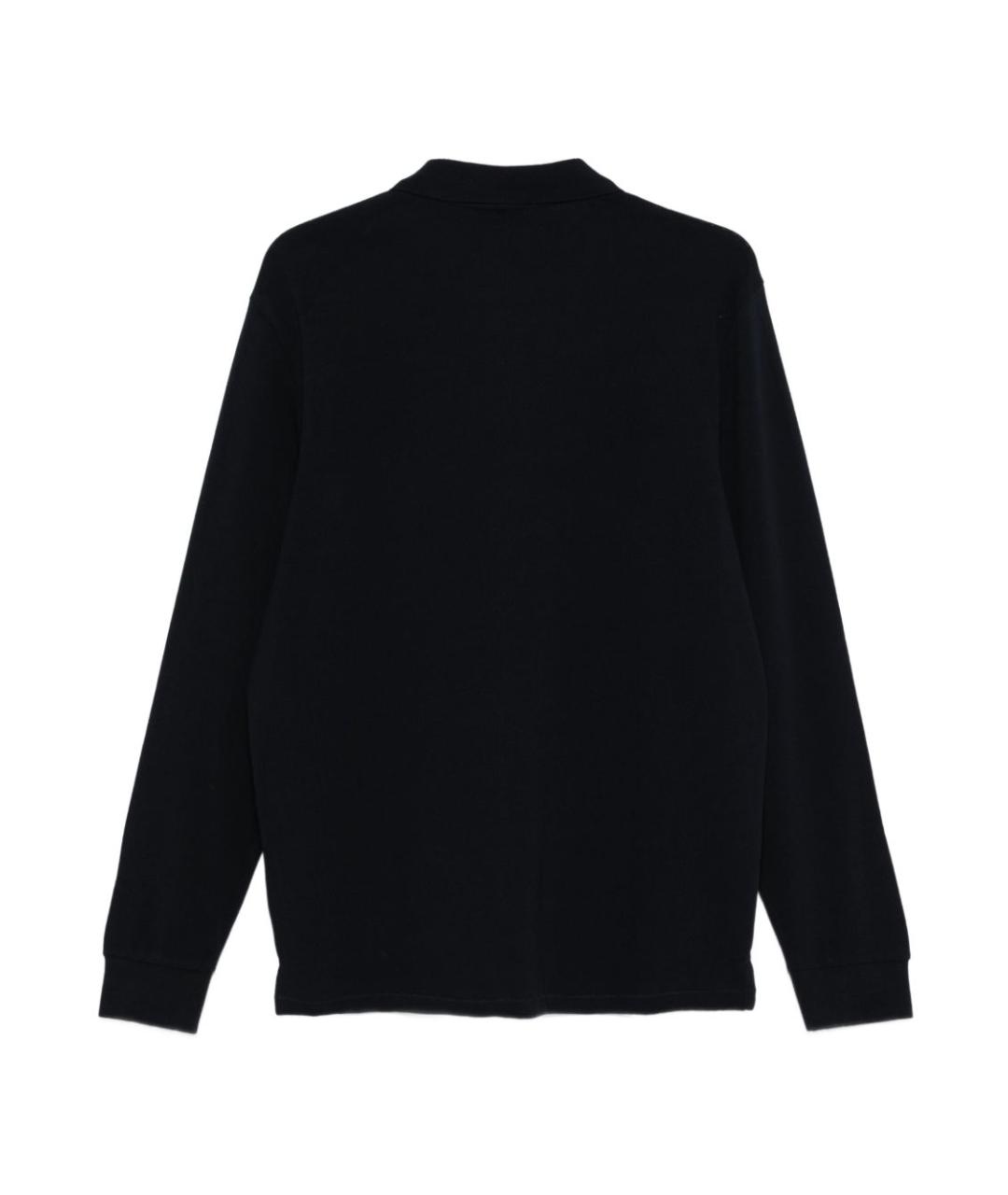 PAUL SMITH Синее поло с длинным рукавом, фото 2