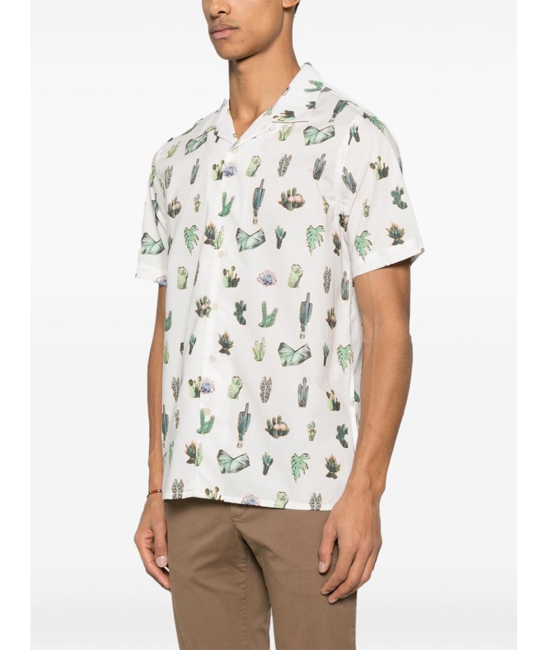 PAUL SMITH Белая хлопковая классическая рубашка, фото 5