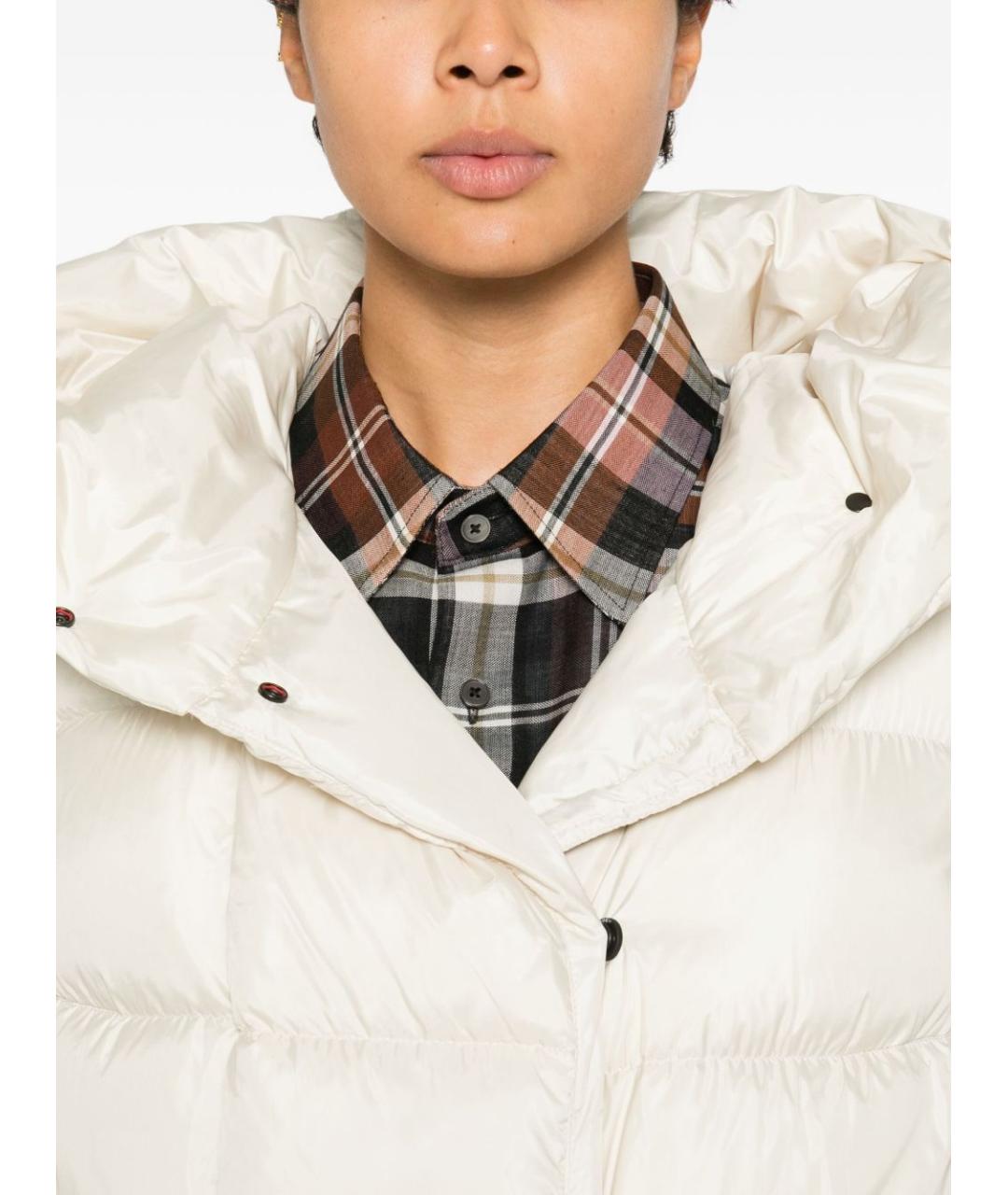 PEUTEREY Белый полиэстеровый жилет, фото 4