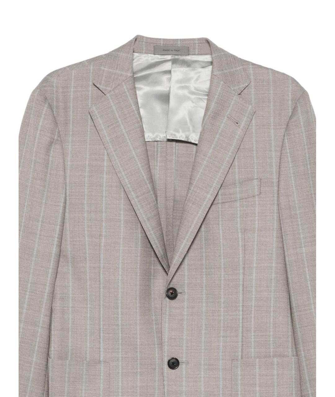 CORNELIANI Серый шерстяной пиджак, фото 3